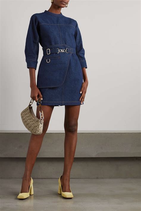 fendi formal dress|fendi denim dress.